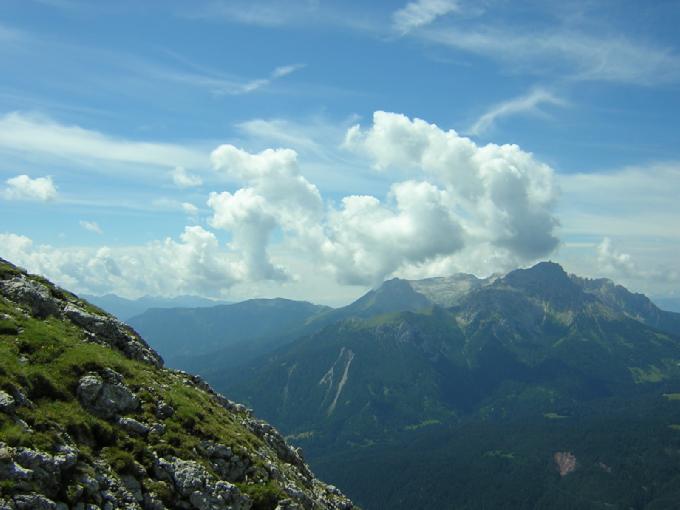 siamo quasi in cima al Sass de Duodes